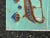 Early 20th C. English - Market Turquoise / Old Gold Ceramic Tile For Sale - Image 6 of 7