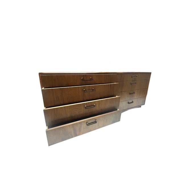 Mid-Century Modern 1960s Mid Century Milo Baugham Inspired Founders 8 Draw Dresser For Sale - Image 3 of 6