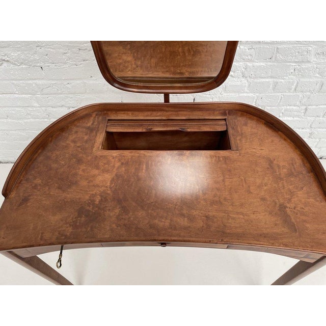 Model Brigitta Dressing Table & Chair by Carl Malmsten & Yngve Ekström for Bodafors, 1962, Set of 2 For Sale - Image 18 of 18