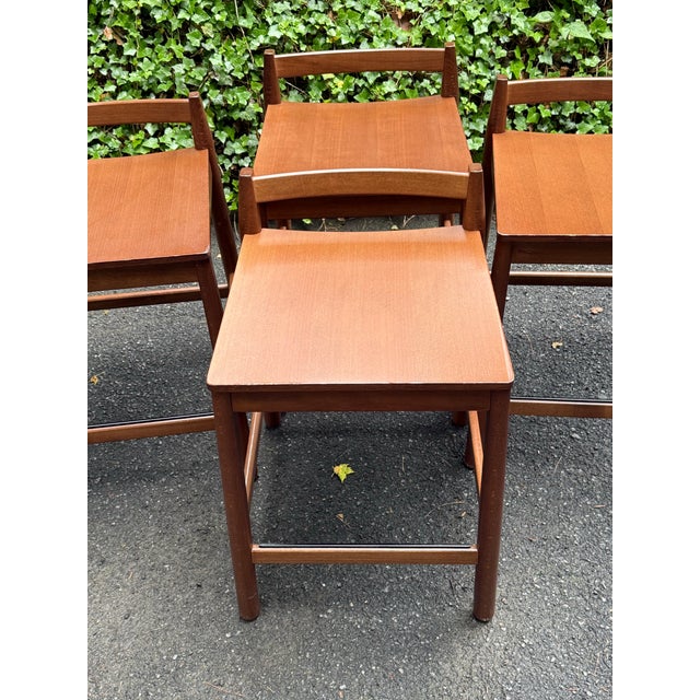 Modern Set of 4 Modern Kitchen Stools - Made in Italy For Sale - Image 3 of 12