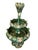 Art Nouveau A Vintage Majolica Tiered Pottery Centerpiece, 20th Century For Sale - Image 3 of 12