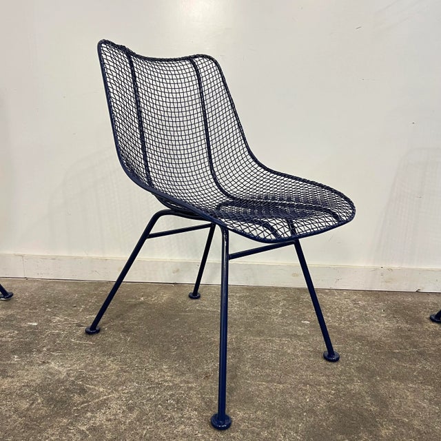 Mid 20th Century Woodard Sculptural Outdoor Dining Set & 4 Chairs, Attributed For Sale In Cleveland - Image 6 of 12