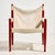 Model 30 Safari Lounge Chair by Erik Wørts for Niels Eilersen, 1960s For Sale - Image 4 of 18