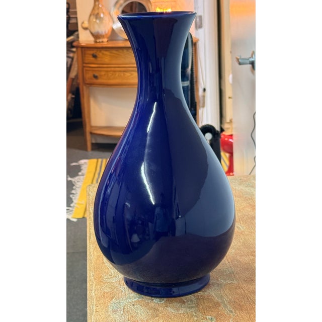 Martino Interiors Pipa Form Glazed Ceramic Vase For Sale - Image 9 of 12
