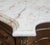 Vintage French Style Japanese Tansu Painted Bronze & Marble Top Commode Dresser For Sale - Image 9 of 18