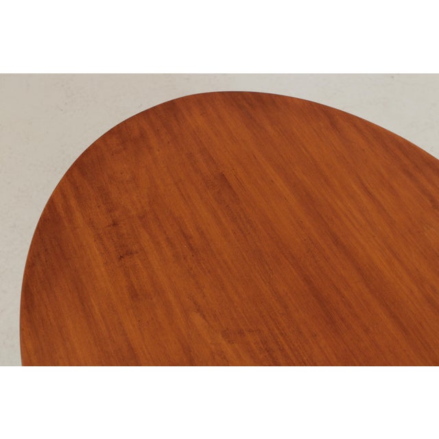 Brown Eldred Wheeler Cherry Oval Occasional Table For Sale - Image 8 of 13