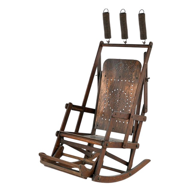 Wooden Rocking Chair for Children For Sale