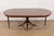 Baker Furniture Style Georgian Banded Mahogany Pedestal Extension Dining Table, Newly Refinished For Sale In South Bend - Image 6 of 11