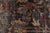 19th Century Antique Mahal Wool Rug With Faded Indigo & Rust Medallion For Sale In New York - Image 6 of 11