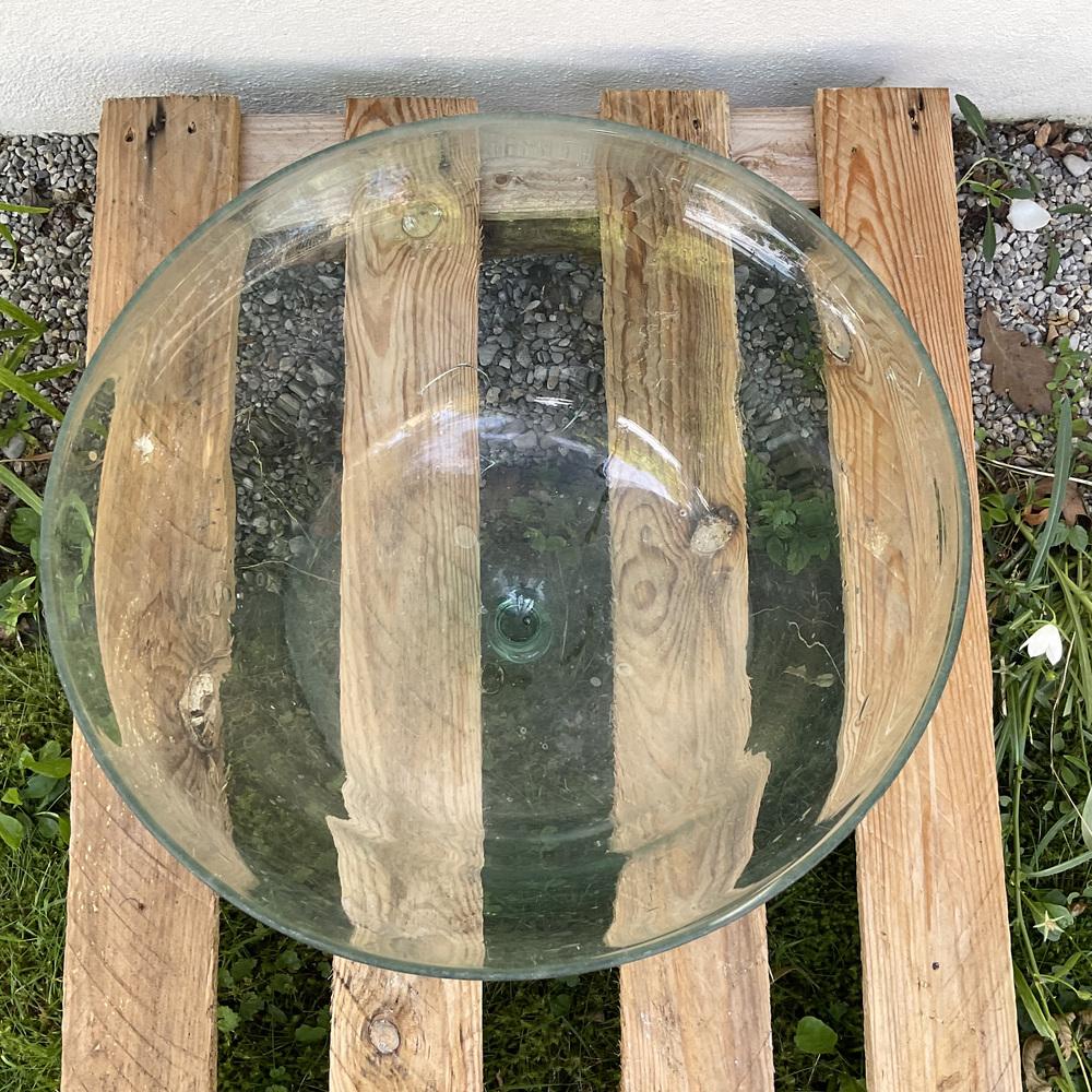 Cloche Ancienne En Verre Soufflé Transparent – Objet Déco Vintage Sans Marque
