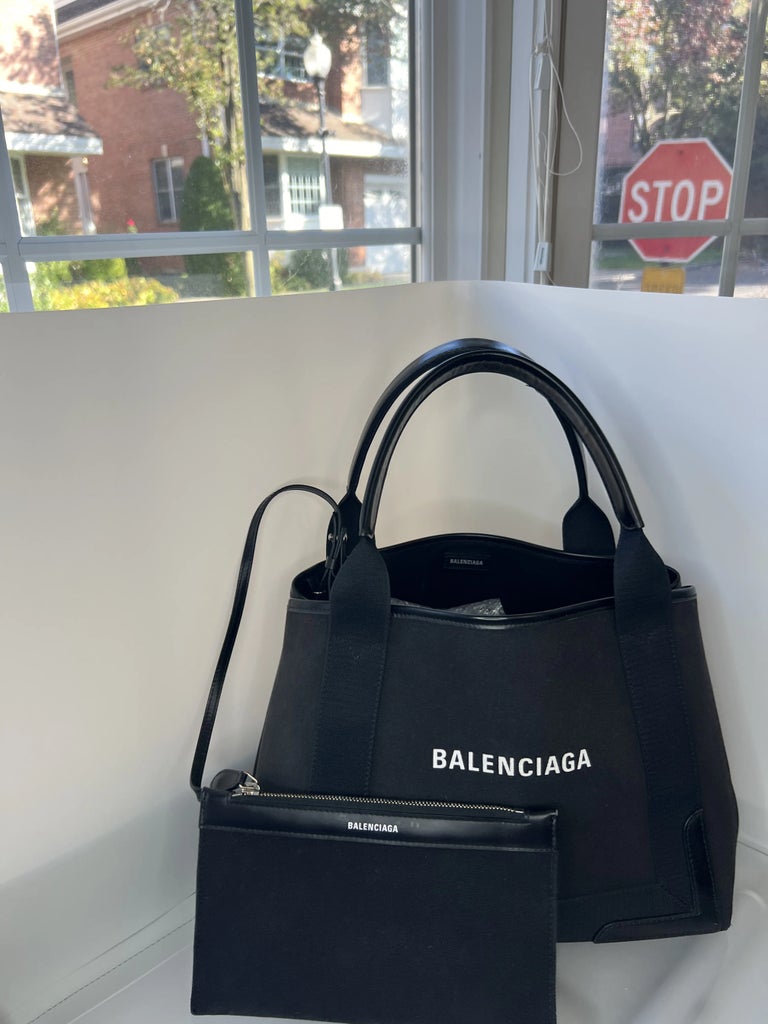 Balenciaga Cabas Tote Bag | Chairish