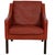 2207 Lounge Chair in Red Leather with Patina by Børge Mogensen for Fredericia, 1980s For Sale - Image 15 of 15