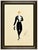 Art Deco Mid 20th Century Influence Directoire & La Ciboulette, Erté - Set of 2 For Sale - Image 3 of 9
