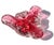 Mid 20th Century Vintage Murano Seguso Vetri d'Arte Cranberry Red Sommerso Bubbles Italian Art Deco Glass Cigar Ashtray Bowl For Sale - Image 5 of 9