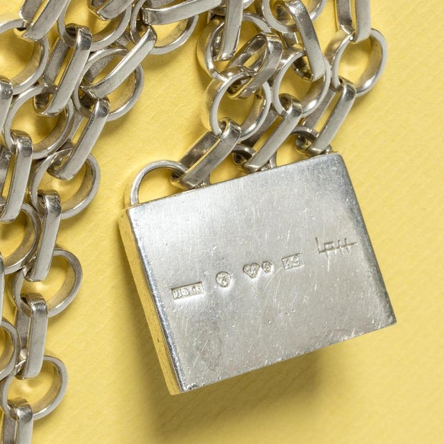 1960s Silver and Amethyst Bracelet by Anders Högberg, 1961 For Sale - Image 5 of 6