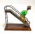 Kelly Green Vintage Folk Art Sculpture by Manuel Felguerez of Girl on Slide For Sale - Image 8 of 8