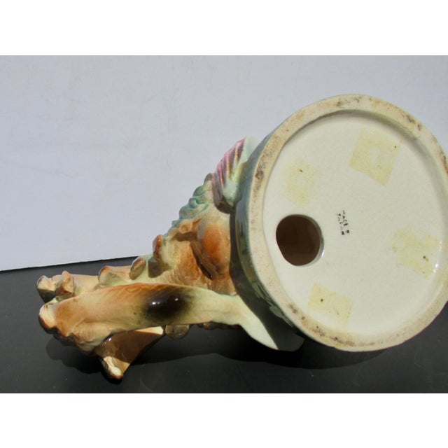 Japanese Fighting Rooster 1930s Ceramic For Sale In New York - Image 6 of 10