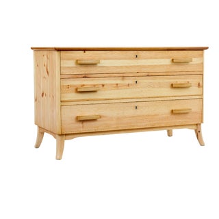 Mid-Century Swedish Pine Chest of Drawers, 1960 For Sale