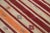 1960s 1960s Hand-Knotted Ottoman Empire Striped Natural Wool Kilim Rug For Sale - Image 5 of 9