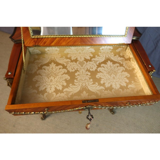 Chest of Drawers with Dressing Table after Leleu, 1990s For Sale - Image 6 of 14