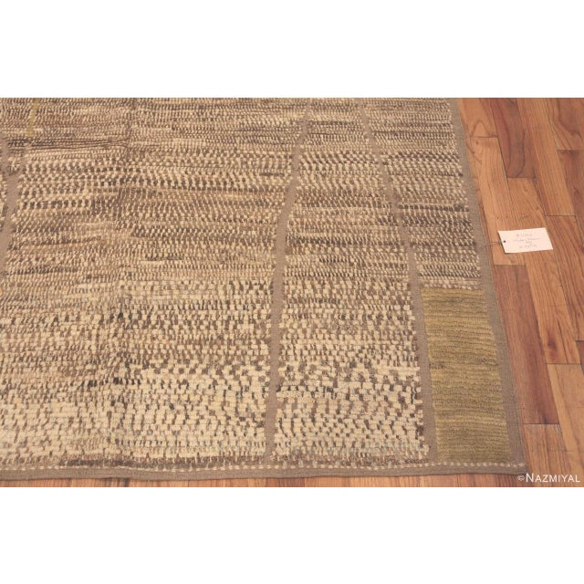 2020s Nazmiyal Collection Eclectic Tribal Design Contemporary Rug For Sale - Image 5 of 5