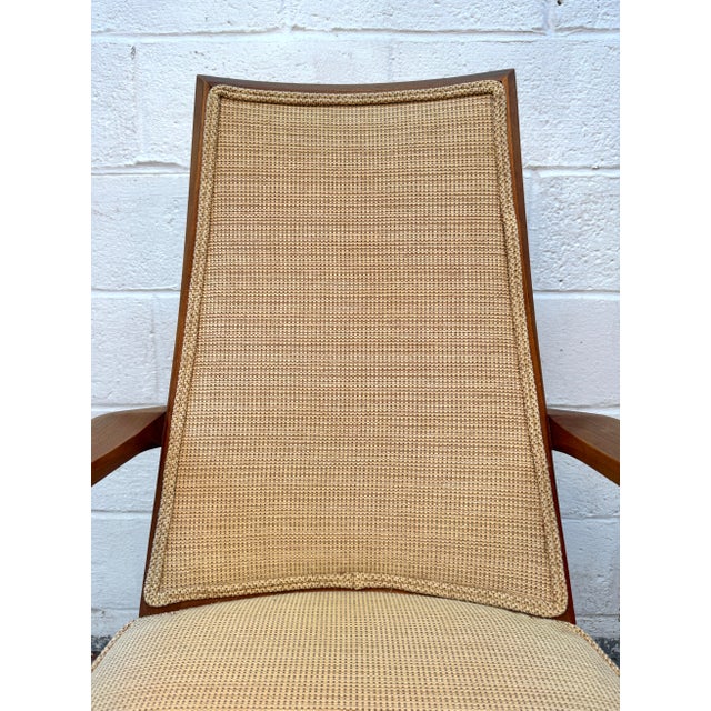 Brown Set of Eight Mid-Century Dining Chairs Attributed to Grosfeld House For Sale - Image 8 of 18