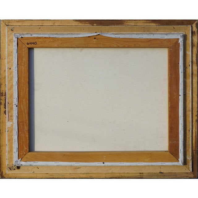 Green Vintage Pacific Grove Seascape by Marie Duncan For Sale - Image 8 of 8
