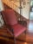 Early 19th century, Victorian ball and stick chair. This has all the wood carvings and intricate wood arms. The fabric has...