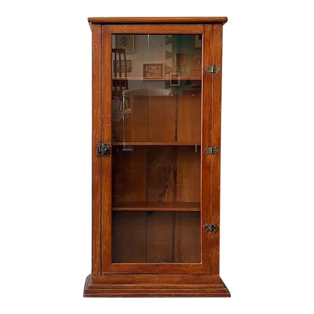 Antique Pine Display Case For Sale