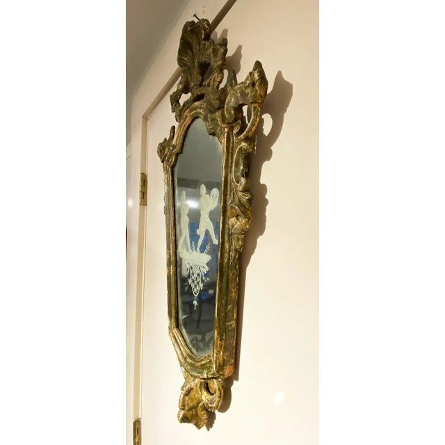 Late 18th Century Venetian Giltwood Mirror, 18th Century For Sale - Image 5 of 7