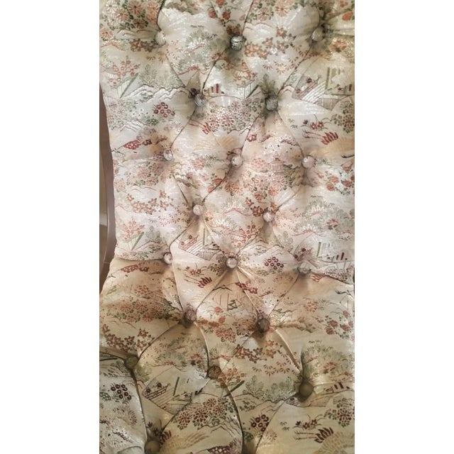 MidCentury Japanese Obi Silk Chairs A Pair Chairish