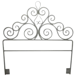 Wrought Iron Scrollwork Headboard