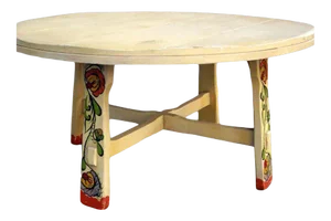 Monterey Style Round Painted Table