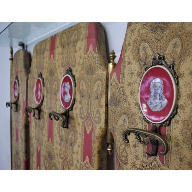 Gold Living Room Set by Paolo Buffa for Pozzi e Verga, 1950s, Set of 3 For Sale - Image 8 of 12