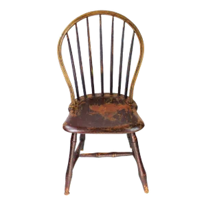 18th Century Bow Back Windsor Chair with Original Surface