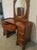 American 1940s Traditional Walnut Vanity Davis Cabinet Co. With Mirror For Sale - Image 3 of 13