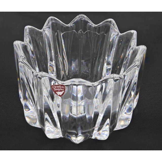Crystal Bowl from Orrefors, Sweden, 1970s For Sale - Image 4 of 6