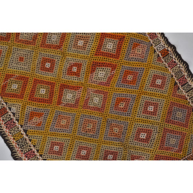 1950s Geometric Anatolian Kilim Rug For Sale In Phoenix - Image 6 of 10