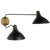Charlton Medium Double Wall Light in Black Designer: AERIN Height: 14.5" Extension: 9.25" - 27.5" Backplate: 5.25" round...