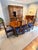 Set of 8 Vintage Rosewood Dining Chairs With Blue Seats For Sale - Image 13 of 18