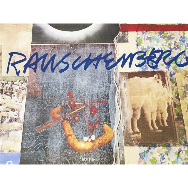 Framed Robert Rauschenberg Exhibition Print, Denmark 1980 For Sale In Miami - Image 6 of 7