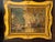 19th. C. landscape original oil on board in a period original "frame in frame" presentation. Likely France or England,...