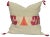 Ikat Jacquard and Linen Pillow by Katrin Herden for Sohil Design For Sale