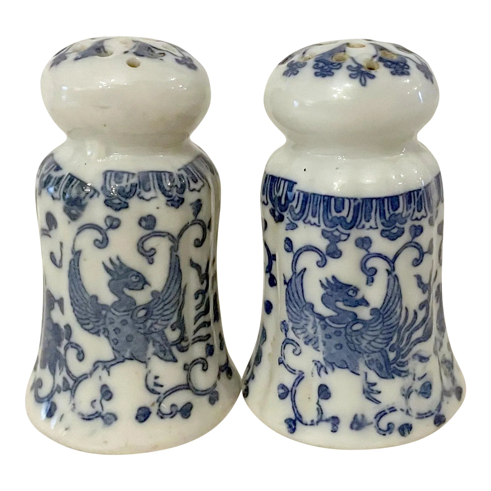 Mid 20th Century Pair of Japanese Salt & Pepper Shakers Chairish