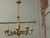 Large French Gilded Brass Chandelier, 1970 For Sale - Image 6 of 8