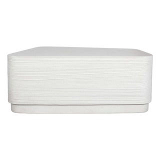 Saltwater White Concrete Coffee Table For Sale