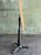 Wood Antique Industrial Drafting Table on Swivel Cast Iron Pedestal Base W/Restored Top For Sale - Image 7 of 12