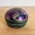 Antique Iridescent Glass Paper Weight with Swirl Pattern Measures approx: 2.5H x 3.5D Please visit my other listings for...