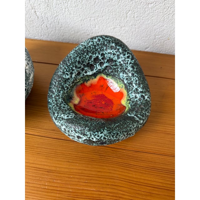 Vintage Fat Lava Ashtrays from Vallauris, 1960s, Set of 2 For Sale - Image 13 of 18