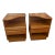 1950s Mobican Classica Teak Danish Mid Century Modern Night Stand - Set of 2 For Sale